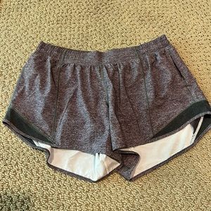 GREY LULU LEMON SHORTS